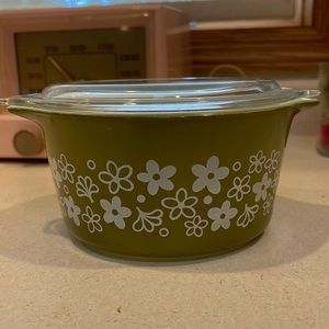 Spring Blossom Pyrex Casserole Dish